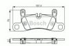 BOSCH 0 986 TB3 219 Brake Pad Set, disc brake